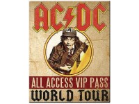 Enseigne AC/DC en métal World Tour